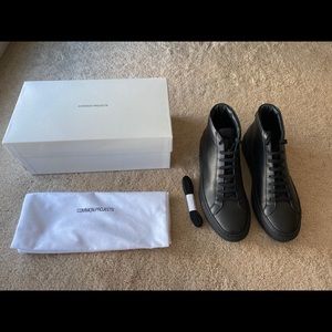 Brand New Common Projects Achilles Mid black
